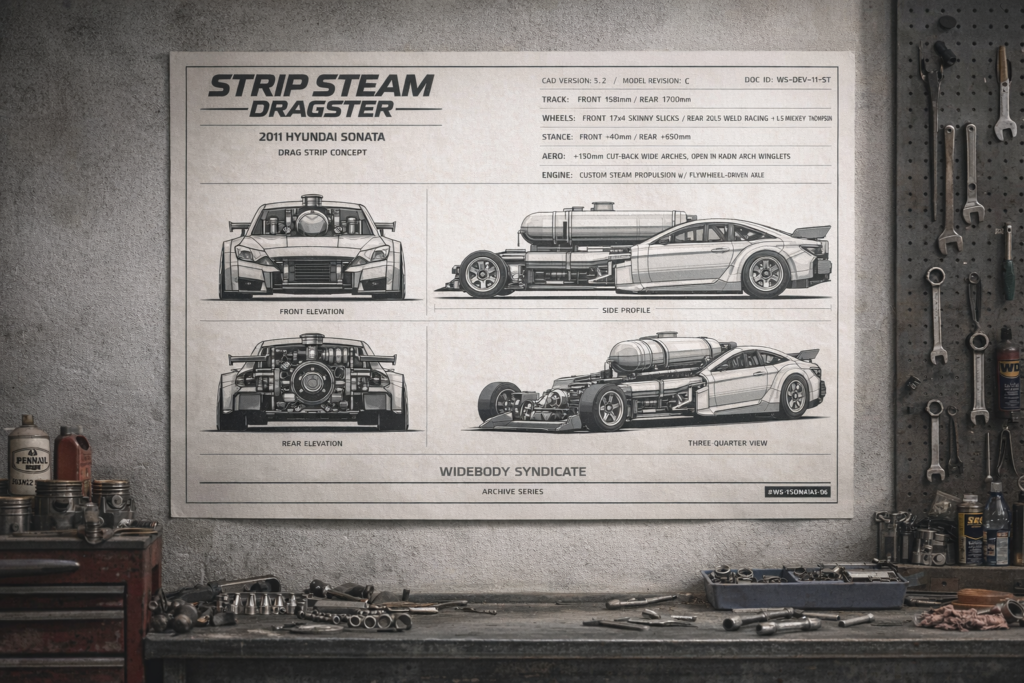 Strip Steam Dragster