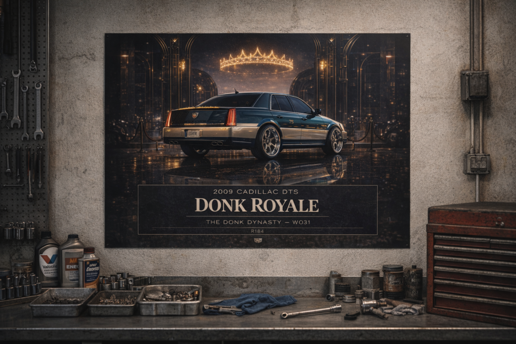 2009 Cadillac DTS Donk Royale Collectible Poster
