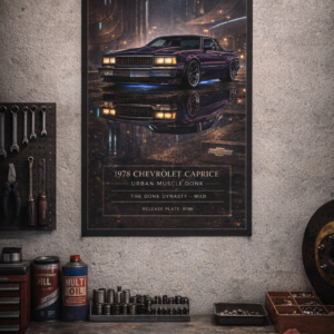 1978 Chevrolet Caprice Urban Muscle Donk Collectible Poster