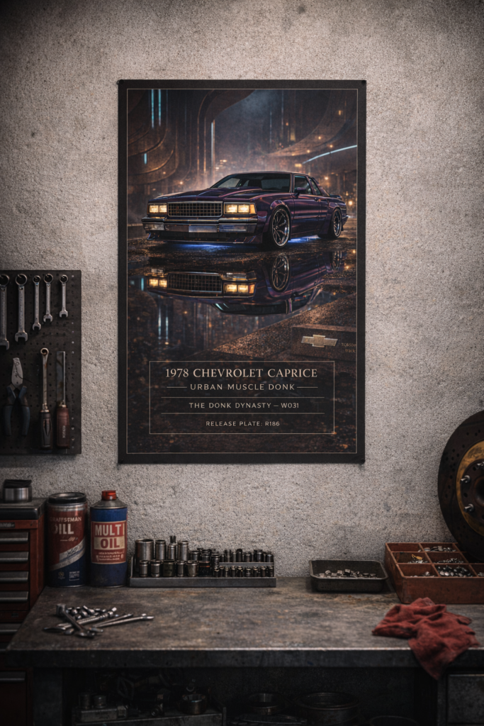 1978 Chevrolet Caprice Urban Muscle Donk Collectible Poster
