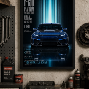 2010 Ford F-150 Platinum Nebula Vanguard Initiative Framed Collectible Poster