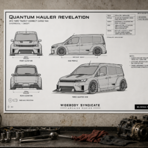 2012 Ford Transit Connect Cargo Van Quantum Hauler Revelation Collectible Poster