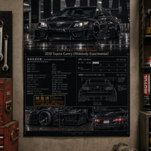 2010 Toyota Camry Midnight Roar Brigade Collectible Poster