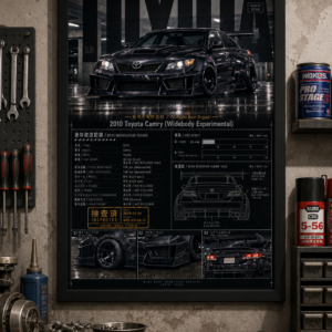 2010 Toyota Camry Midnight Roar Brigade Framed Collectible Poster