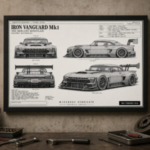 1956 Mercury Montclair Iron Vanguard Mk1 Framed Collectible Poster