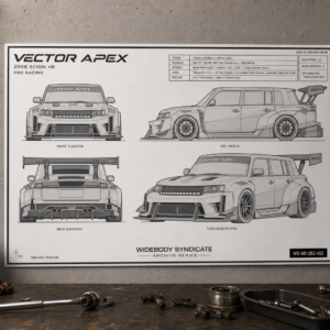 2006 Scion xB Vector Apex Collectible Poster