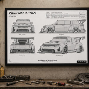 2006 Scion xB Vector Apex Framed Collectible Poster