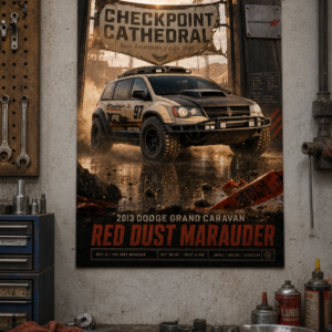 2013 Dodge Grand Caravan Red Dust Marauder Collectible Poster