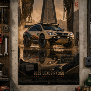 2009 Lexus RX350 Dune Hauler Beast Collectible Poster