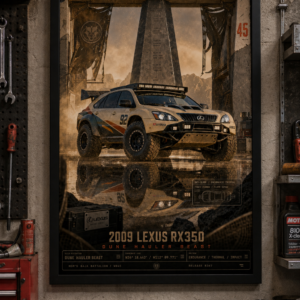 2009 Lexus RX350 Dune Hauler Beast Framed Collectible Poster