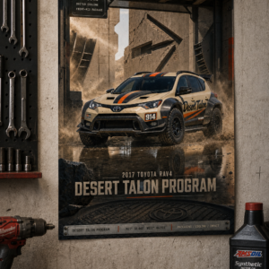 2017 Toyota RAV4 Desert Talon Program Collectible Poster
