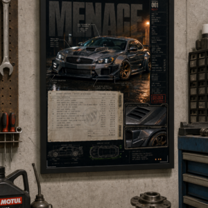 2005 Buick LaCrosse Black Market Menace Framed Collectible Poster