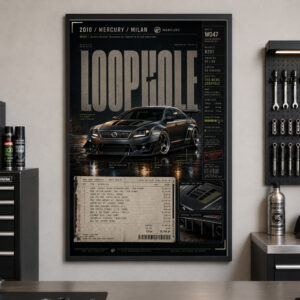 2010 Mercury Milan The Merc Loophole Framed Collectible Poster