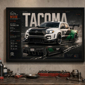 2016 Toyota Tacoma TRD Rapid Ascent Protocol Framed Collectible Poster