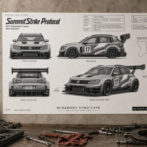 2017 Volkswagen Tiguan Summit Strike Protocol Blueprint Poster