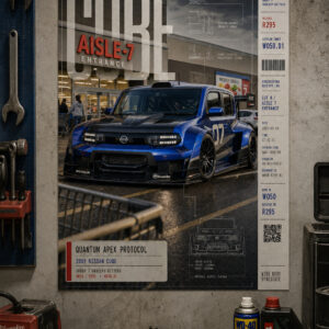 2009 Nissan Cube Quantum Apex Protocol Collectible Poster
