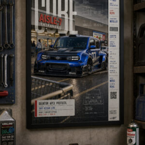 2009 Nissan Cube Quantum Apex Protocol Framed Collectible Poster