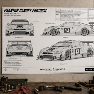 2006 Scion tC Phantom Canopy Protocol Blueprint Poster