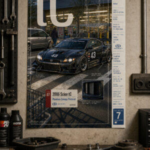 2006 Scion tC Phantom Canopy Protocol Collectible Poster