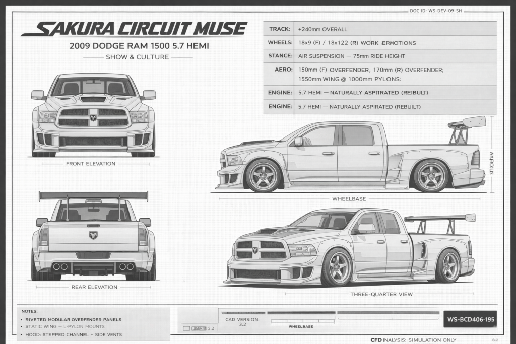 2009 Dodge Ram 1500 5.7 Hemi blueprint