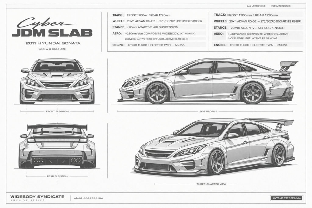 2011 Hyundai Sonata blueprint