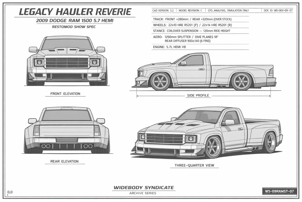 2009 Dodge Ram 1500 5.7 Hemi blueprint