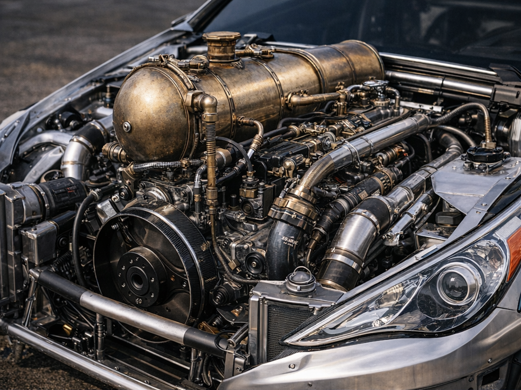 Strip Steam Dragster Detail Study II
