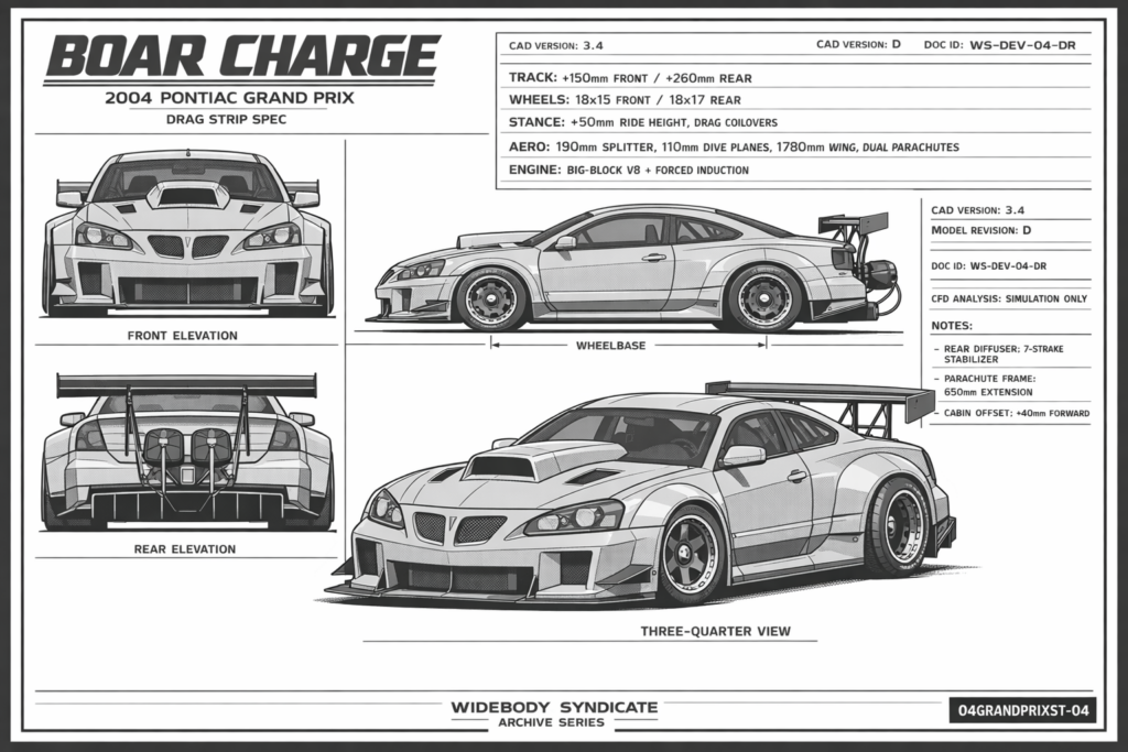 2004 Pontiac Grand Prix blueprint