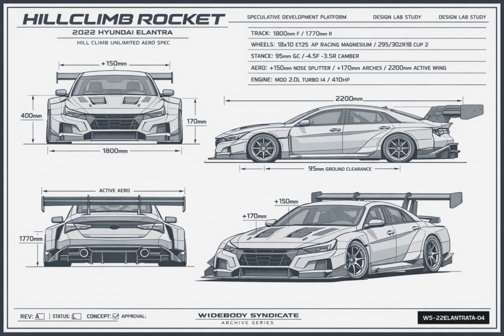 2022 Hyundai Elantra blueprint