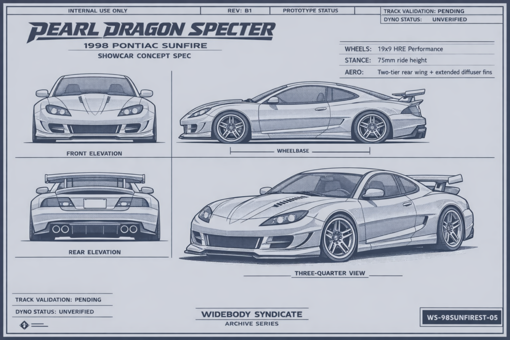1998 Pontiac Sunfire blueprint