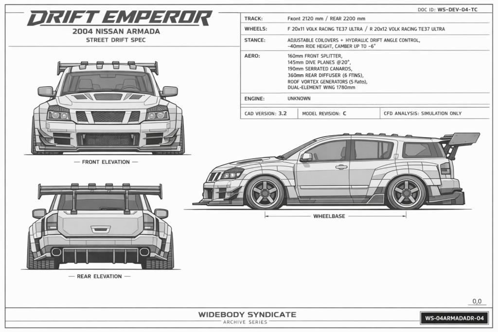 2004 Nissan Armada blueprint