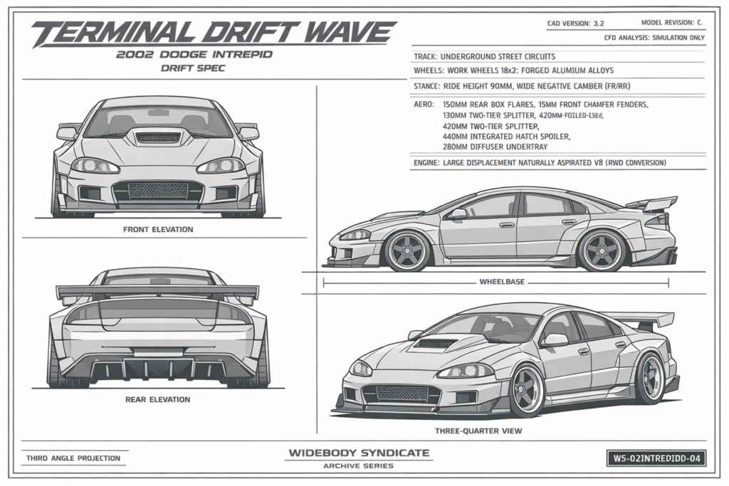 2002 Dodge Intrepid — Terminal Drift Wave blueprint
