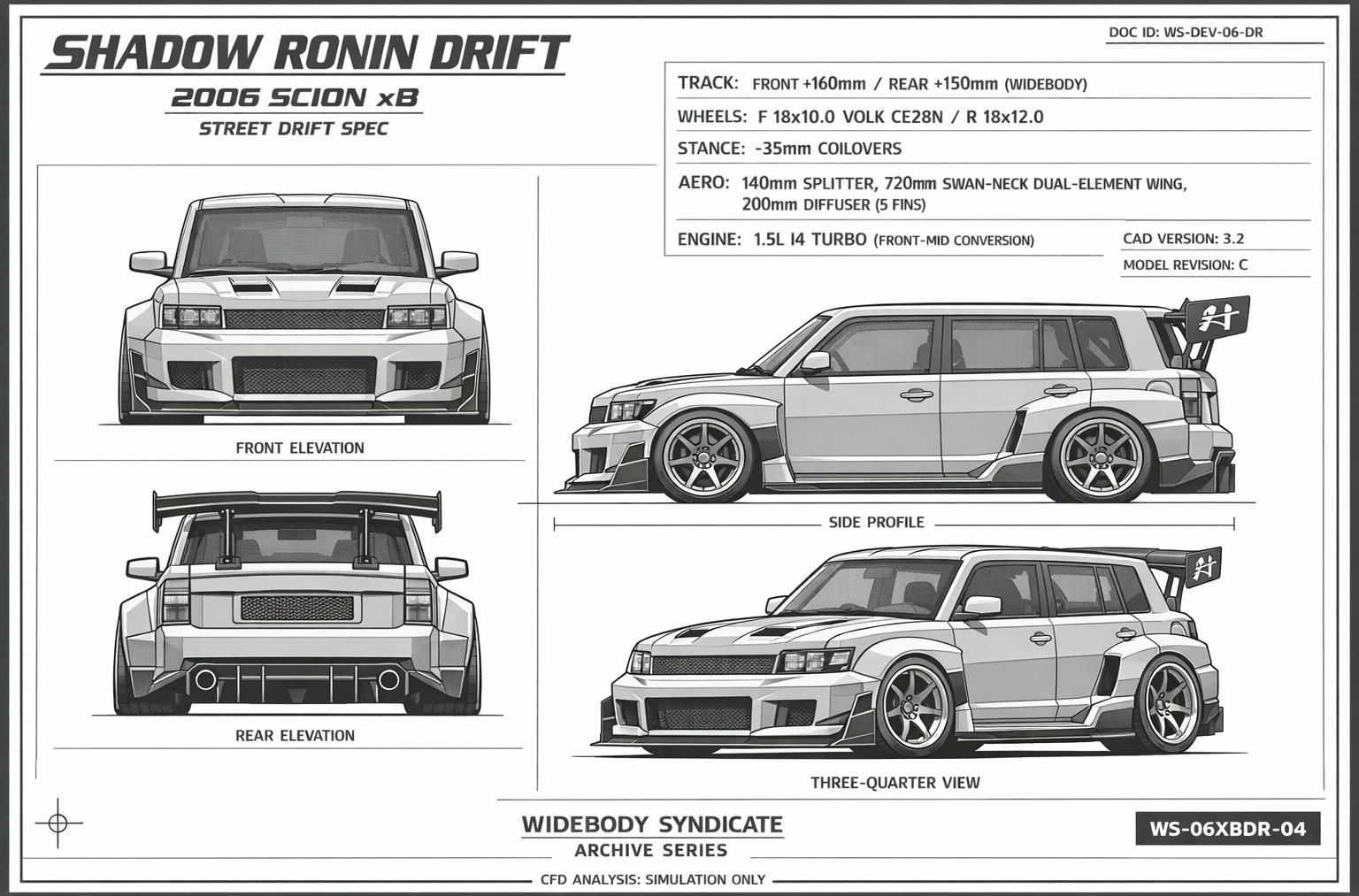 Shadow Ronin Drift blueprint