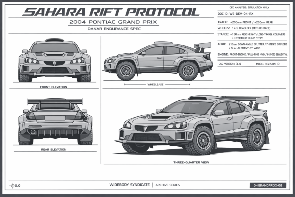 2004 Pontiac Grand Prix blueprint