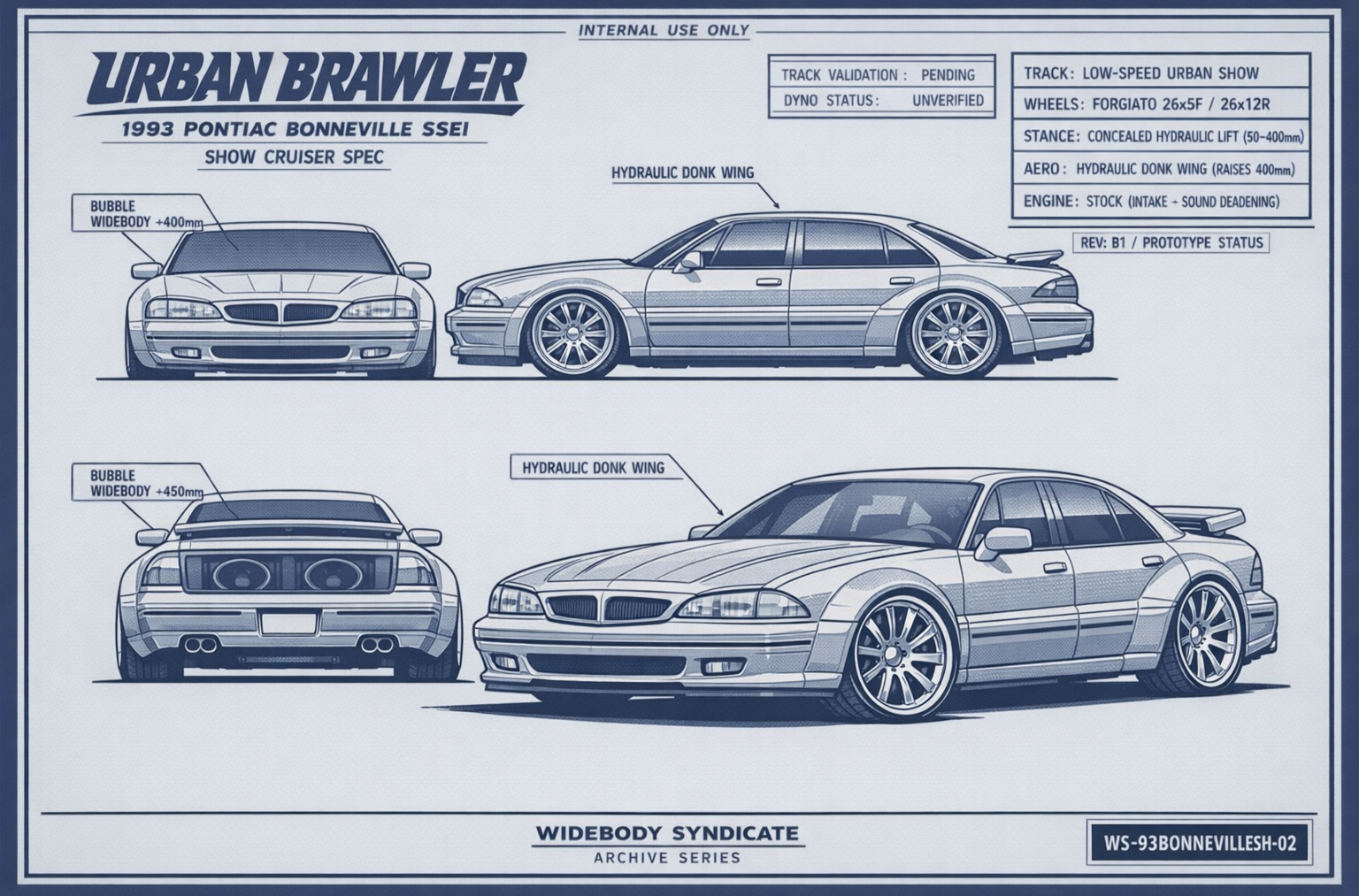 Urban Brawler Donk Cruiser blueprint