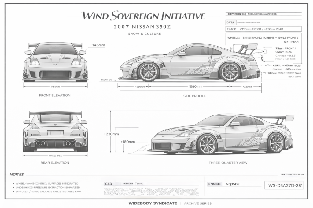 2007 Nissan 350Z blueprint