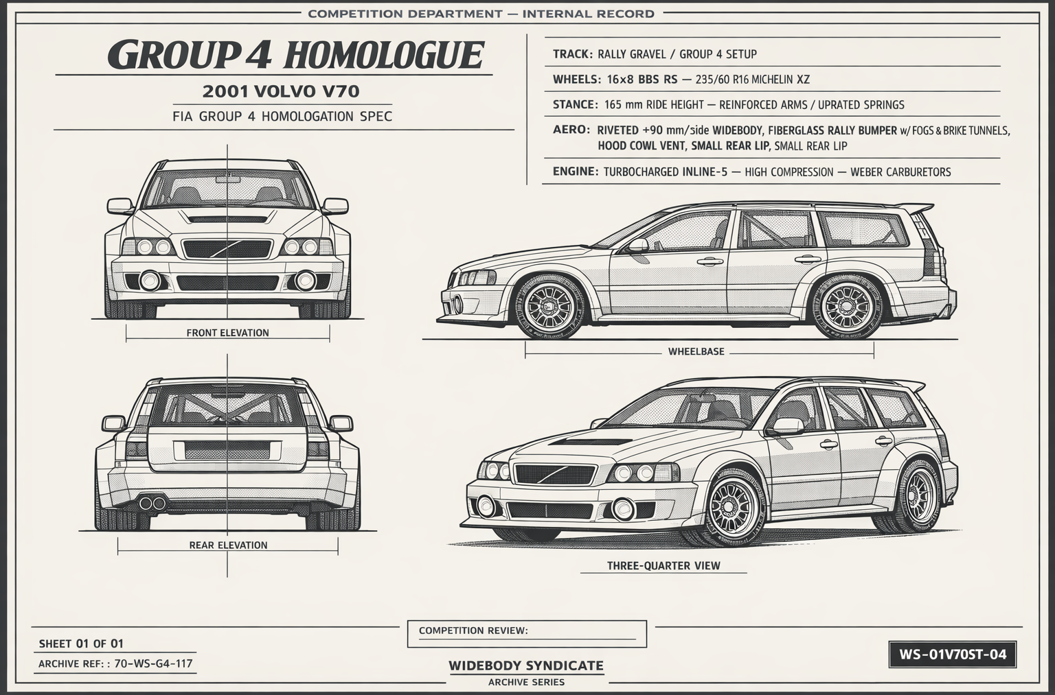 FIA Group 4 Homologue blueprint