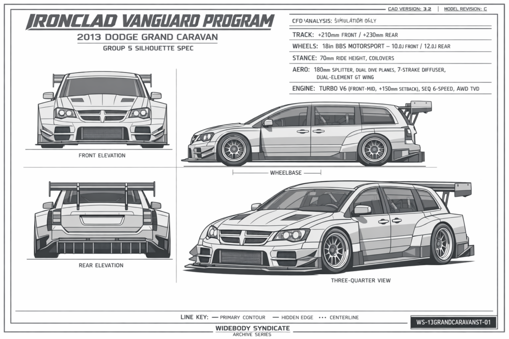 2013 Dodge Grand Caravan blueprint