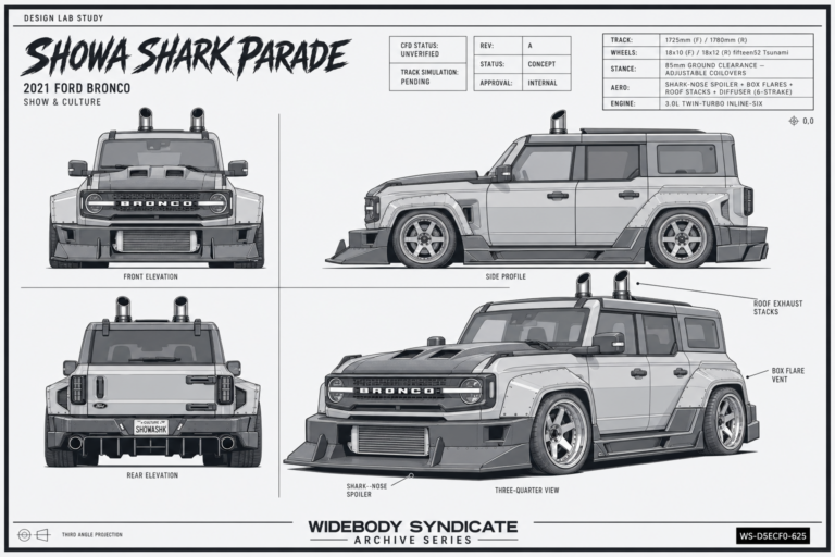 Showa Shark Parade blueprint