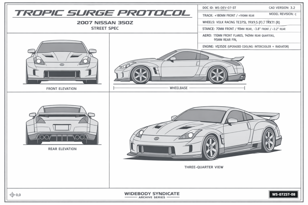 2007 Nissan 350Z blueprint
