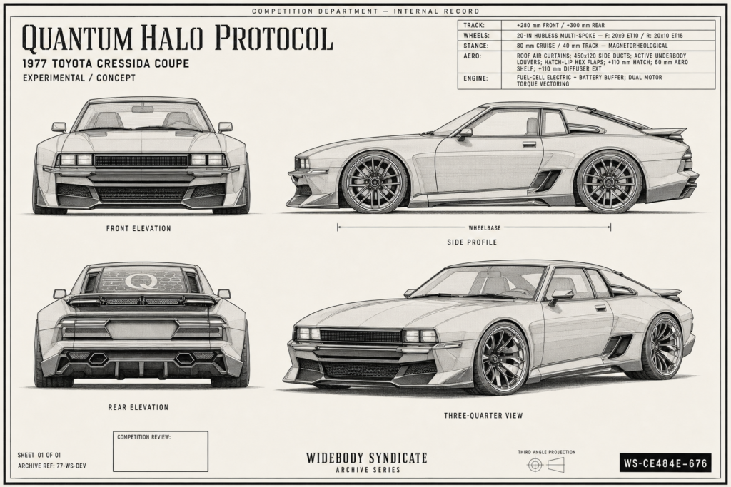 1977 Toyota Cressida Coupe blueprint