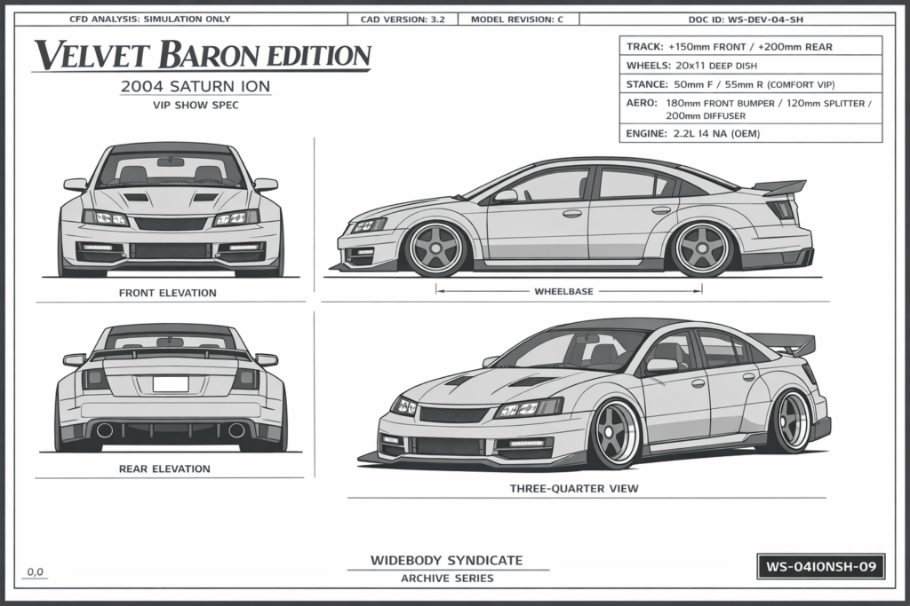 2004 Saturn Ion blueprint
