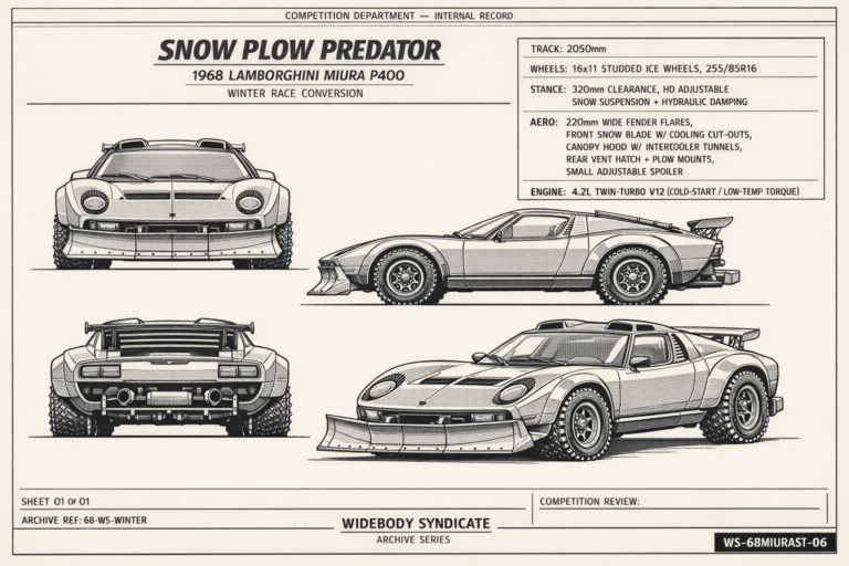 Snow Plow Predator blueprint