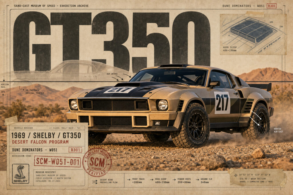 1969 Shelby GT350 collectible poster