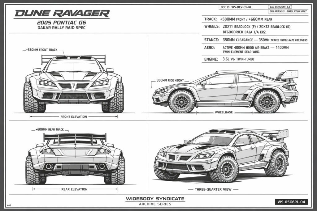 2005 Pontiac G6 blueprint