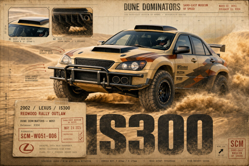 2002 Lexus IS300 collectible poster