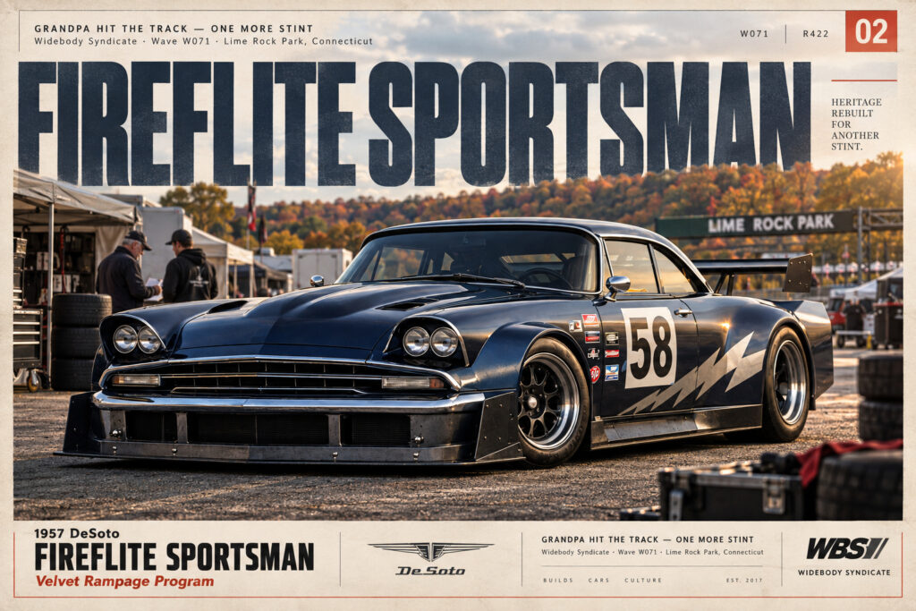 1957 DeSoto Fireflite Sportsman collectible poster