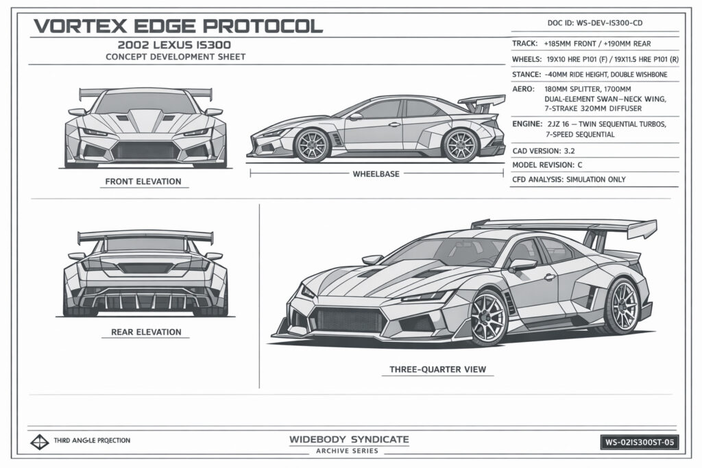 2002 Lexus IS300 blueprint