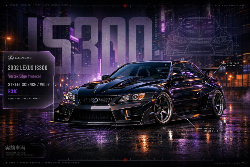2002 Lexus IS300 collectible poster