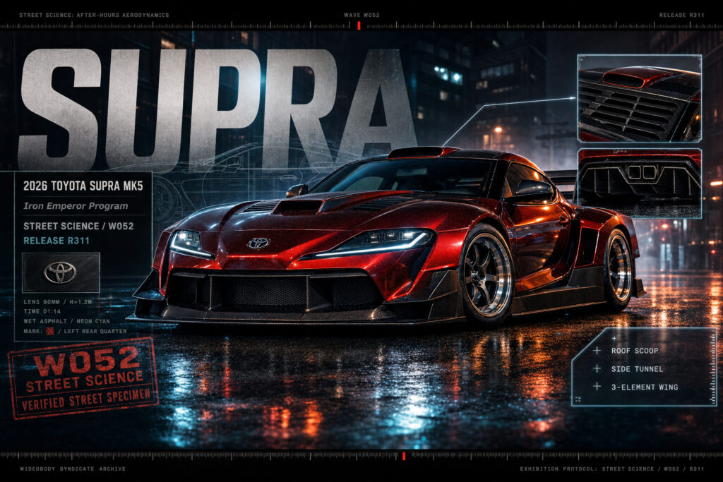 2026 Toyota Supra Mk5 collectible poster